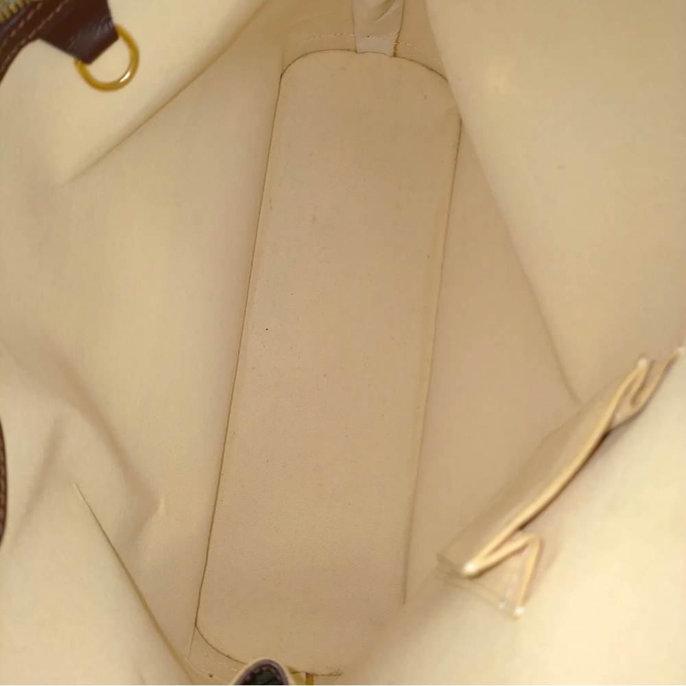 Louis Vuitton LV Monogram Alma Mini Lin Handbag Bordeaux - Picture 5 of 6